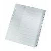 Leitz 12820000 tab index Numeric tab index Cardboard Grau