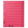 Leitz 16580025 Tab-Index Numerischer Tab-Index Karton Rot