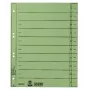 Leitz 16580055 Tab-Index Numerischer Tab-Index Karton Grün