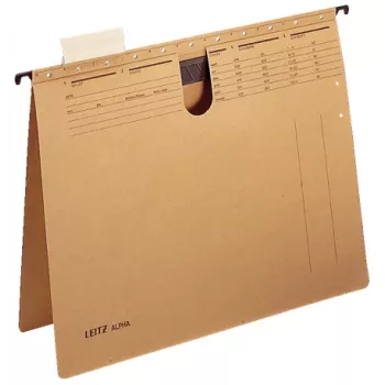 Leitz Alpha Hängemappe Karton, Polypropylen (PP) A4 Braun