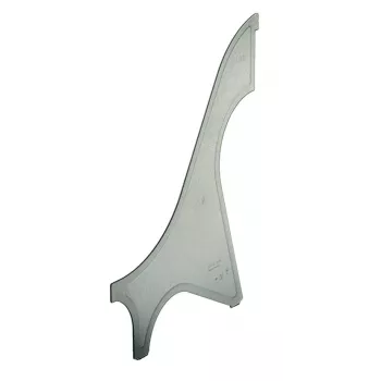 Leitz Trennblatt für Sammelmappe 2425, Grau, Kunststoff, A4, 317 mm, 2 mm, 268 mm