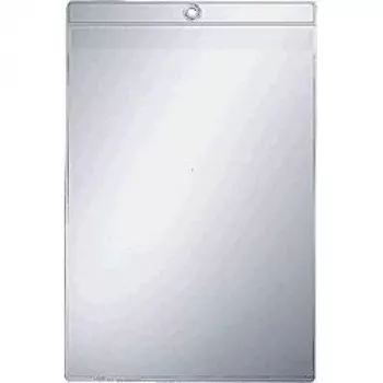 Leitz Klarsichthülle mit Öse und Klappe A5 PVC Transparent