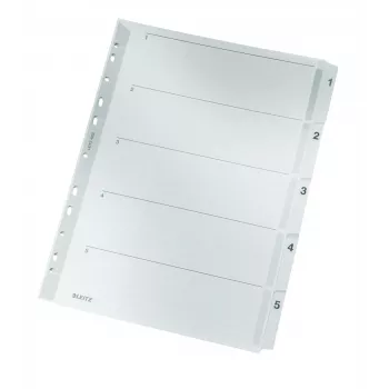Leitz 43230000 Kartonregister numerisch Karton, Kunststoff Grau