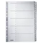 Leitz 43260000 Tab-Index Numerischer Tab-Index Karton Grau