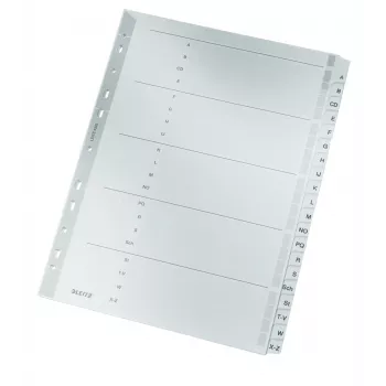 Leitz 43280000 Tab-Register Alphabetisches Tab-Register Karton Grau