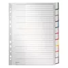 Leitz 43700000 Blanko-Tab-Register Polypropylen (PP) Grau
