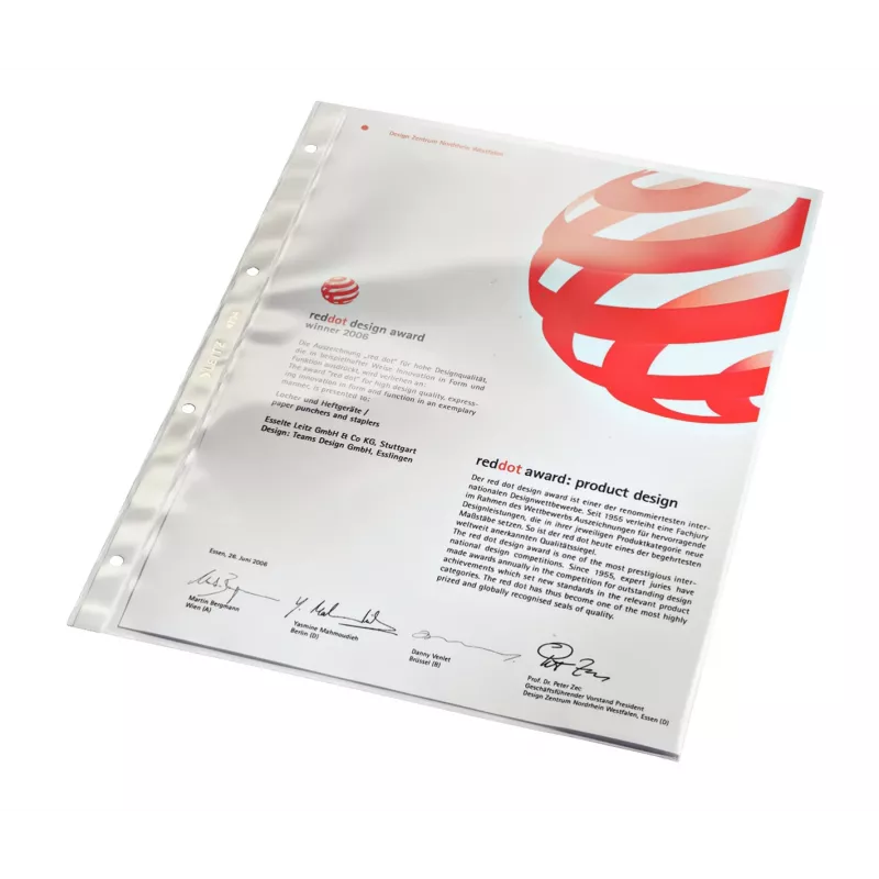 Leitz Pocket 80my A4, A4, Transparent, Polyvinylchlorid (PVC), 230 mm, 305 mm, 10 g