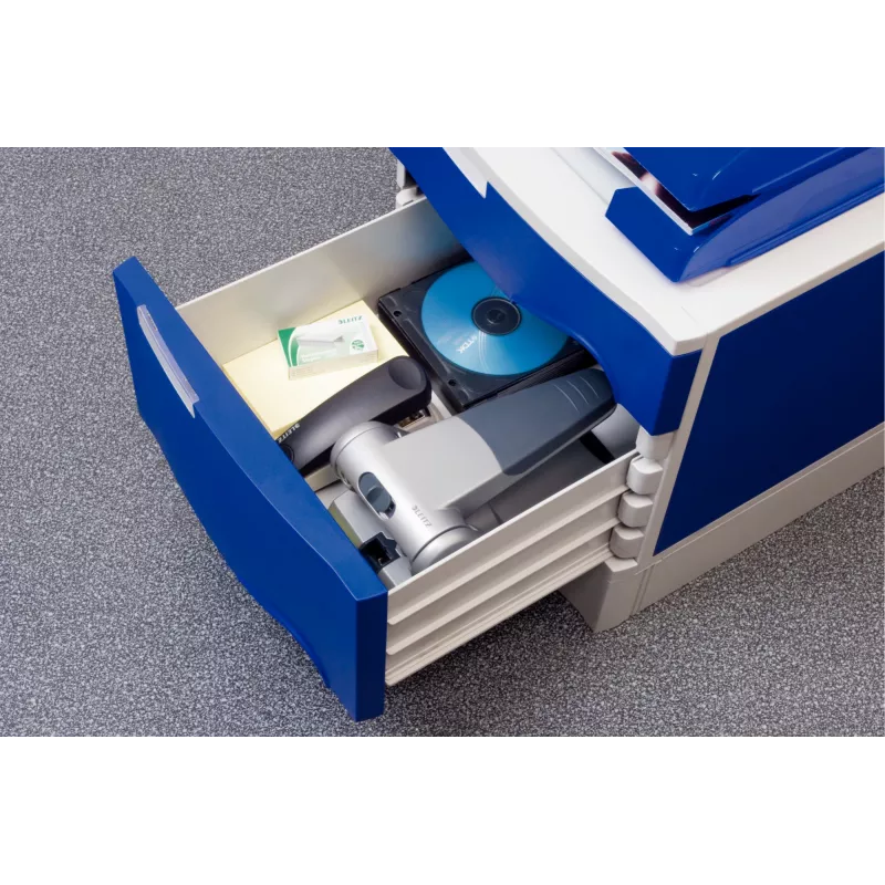 Leitz Heavy Duty Locher, 65 Blatt, Schwarz, Grau, 8 cm, 5,5 mm, A4, 130 mm