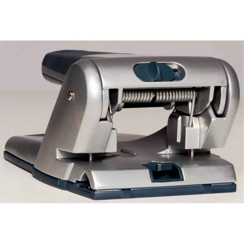 Leitz Heavy Duty Locher, 65 Blatt, Schwarz, Grau, 8 cm, 5,5 mm, A4, 130 mm
