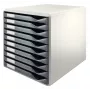 Leitz Form Set, 10 Schubladen, Kunststoff, Grau, 4,3 kg, 285 x 355 x 290 mm