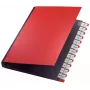 Leitz 59240025 Trennblätter, Buch, Rot Karton, Polypropylen (PP) A4