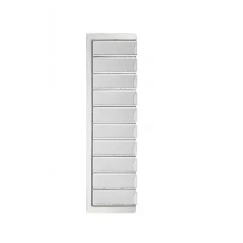 Leitz 60040001 selbstklebendes Etikett Abgerundetes Rechteck Weiß