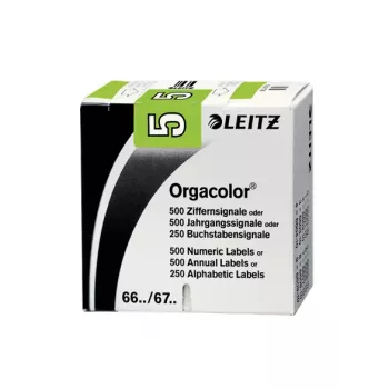 Leitz Orgacolor selbstklebendes Etikett Abgerundetes Rechteck Grün