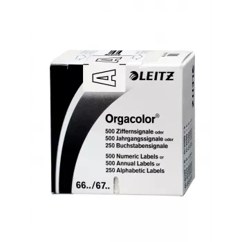 Leitz Orgacolor selbstklebendes Etikett Abgerundetes Rechteck Weiß