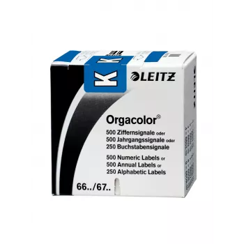 Leitz Orgacolor selbstklebendes Etikett Abgerundetes Rechteck Blau
