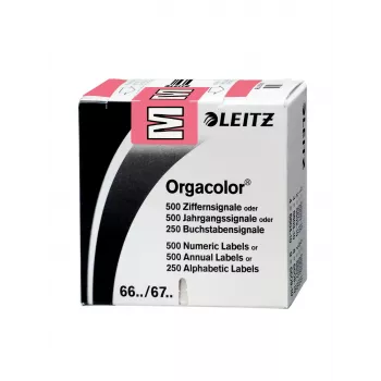 Leitz 66221000 selbstklebendes Etikett Abgerundetes Rechteck Pink
