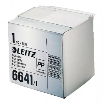 Leitz 66411000 selbstklebendes Etikett Transparent