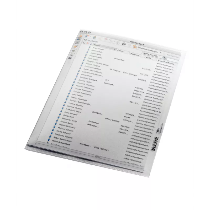 Leitz Qualitätsordner A5, 30 % recycelter Kunststoff aus Pre-Consumer-Abfällen, 150 x 210 mm (A5), Polypropylen (PP), Transparent, Hochformat, 160 mm, 220 mm