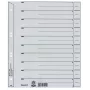 Leitz 16500085 Tab-Register numerisch Karton Grau