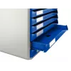 Leitz Form Set, 10 Schubladen, Kunststoff, Blau, Grau, 285 mm, 355 mm, 290 mm