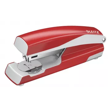 Leitz NeXXt Heftgerät, 30 Blatt, grau, rot, P3, Metall, Kunststoff, 80 g/m², Top
