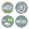 Leitz Heftgerät 5522 NeXXt, 40 Blatt, Metall, 40 Blatt, Blau, P4, Metall, Kunststoff, 80 g/m², 140 Heftklammern
