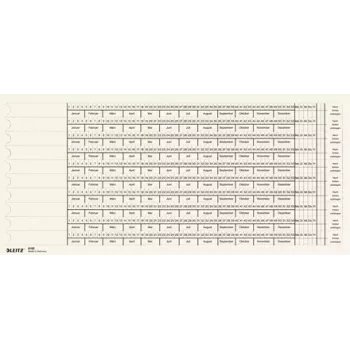 Leitz 61620001 Registerpapier 1 Stk. 190 g/m² 162 mm