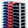 Leitz Briefablage-Rack Plus 3 Fächer, Kunststoff, Schwarz, A4, A4, 3 Schubladen, Brief