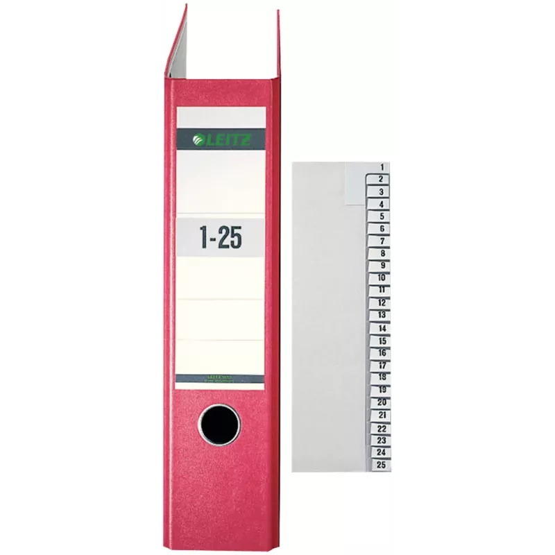 Leitz 13810085 Tab-Register Numerisches Tab-Register Papier Grau