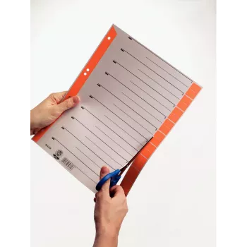 Leitz 16520085 Tab-Index Numerischer Tab-Index Karton Grau