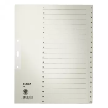Leitz Register Blanc, 240 mm, 300 mm, 1 Stk. Leitz Register Blanc. Breite: 240 mm, Höhe: 300 mm. Menge pro Packung: 1 Stk.
