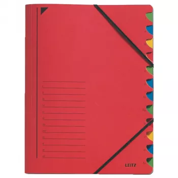 Leitz 39120025 Kartonregister, rot