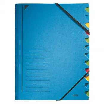 Leitz 39120035 Karton-Tab-Index Blau