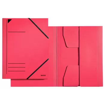 Leitz 39810025 Mappe Karton Rot A4