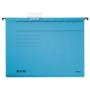Leitz Alpha Hängemappe Karton A4 Blau
