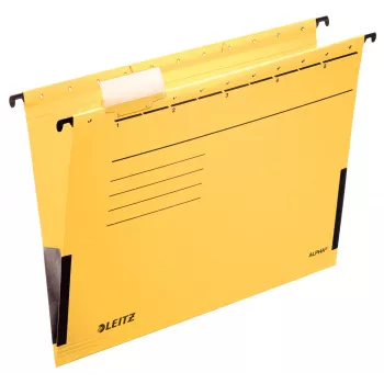 Leitz Alpha Hängemappe Karton A4 Gelb 5 Stück