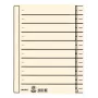 Leitz 16570011 Trennblatt Karton Gelb