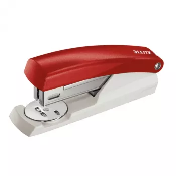 Leitz Heftgerät 5501 NeXXt, 25 Blatt, Rot, Weiß, P3, Kunststoff, 80 g/m², Top