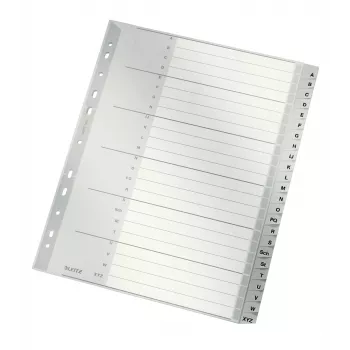Leitz 12610085 Tab-Index Nummerischer Tab-Index Polypropylen (PP) Grau