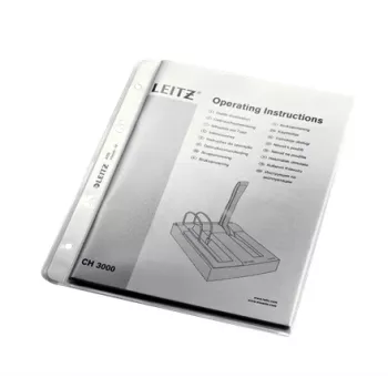 Leitz Premium Pocket A5, 30 % recycelter Kunststoff aus Industrieabfällen, A5, Transparent, Polypropylen (PP), 0,13 mm, 170 mm, 215 mm