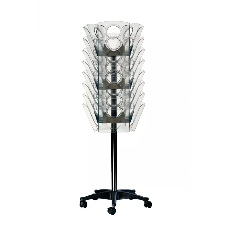 Leitz Literaturständer Presenter, Kunststoff, Transparent, A4, 255 mm, 45 mm, 280 mm