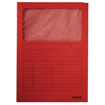 Leitz 39500025 Ordner, Karton, Rot, A4