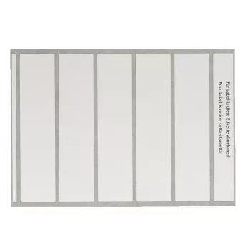 Leitz 66520001 Selbstklebeetiketten Abgerundetes Rechteck Weiß