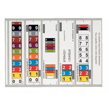 Leitz 66520001 Selbstklebeetiketten Abgerundetes Rechteck Weiß