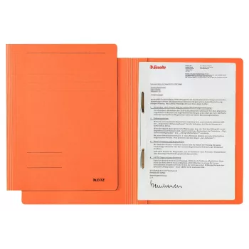 Leitz 30030045 Ordner Karton, Kunststoff Orange A4
