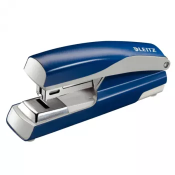 Leitz Heftgerät 5505 NeXXt, 30 Blatt, flach Clinch, Metall, 30 Blatt, Blau, Grau, Flachheftung, 26/6, Metall, Kunststoff, 80 g/m²