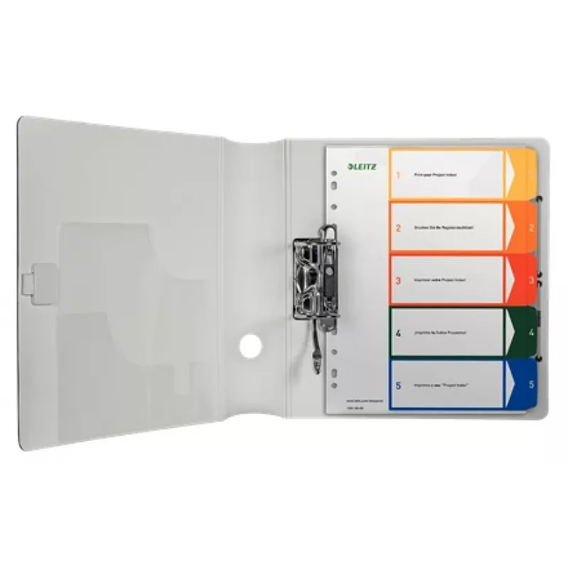 Esselte 12910000 numerischer Tab-Index Polypropylen (PP) Mehrfarbig