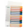 Esselte 12940000 Tab-Register Numerisches Tab-Register Polypropylen (PP) Bunt