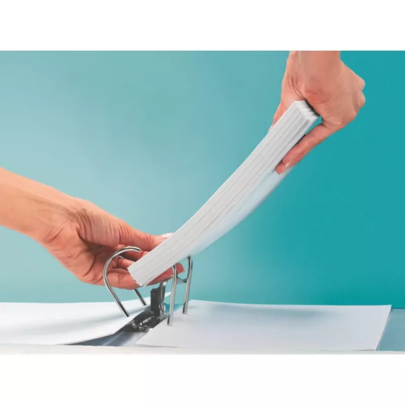 Leitz LEITZ Standard-Aktenordner A4 80 mm, mit Schlitzen, Karton (RC), Rückenbreite 80 mm (1080-50-25)