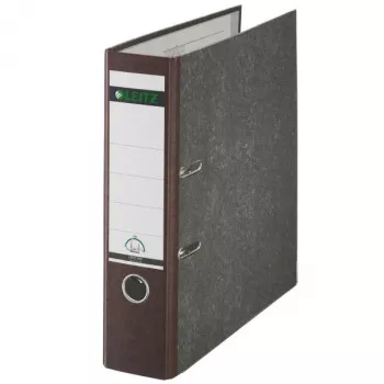Leitz Plastik-Hebelordner A4 80mm 180° Ringbuch braun